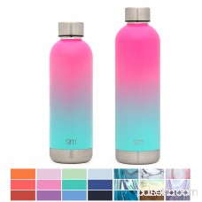 Simple Modern 17oz Bolt Water Bottle - Stainless Steel Hydro Swell Flask - Double Wall Vacuum Insulated Reusable Teal Small Kids Metal Coffee Tumbler Leak Proof Thermos - Oasis 569664253